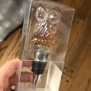 Owl wine bottle stopper